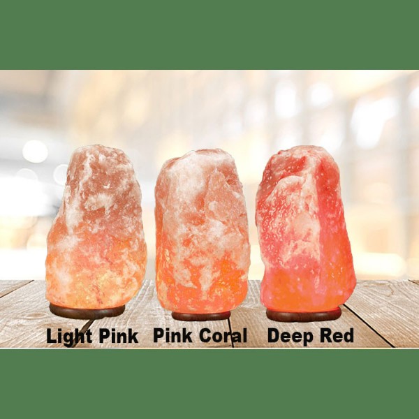 Himalayan Salt Lamp Natural Pink Medium II 2 units (16-22 lbs each)